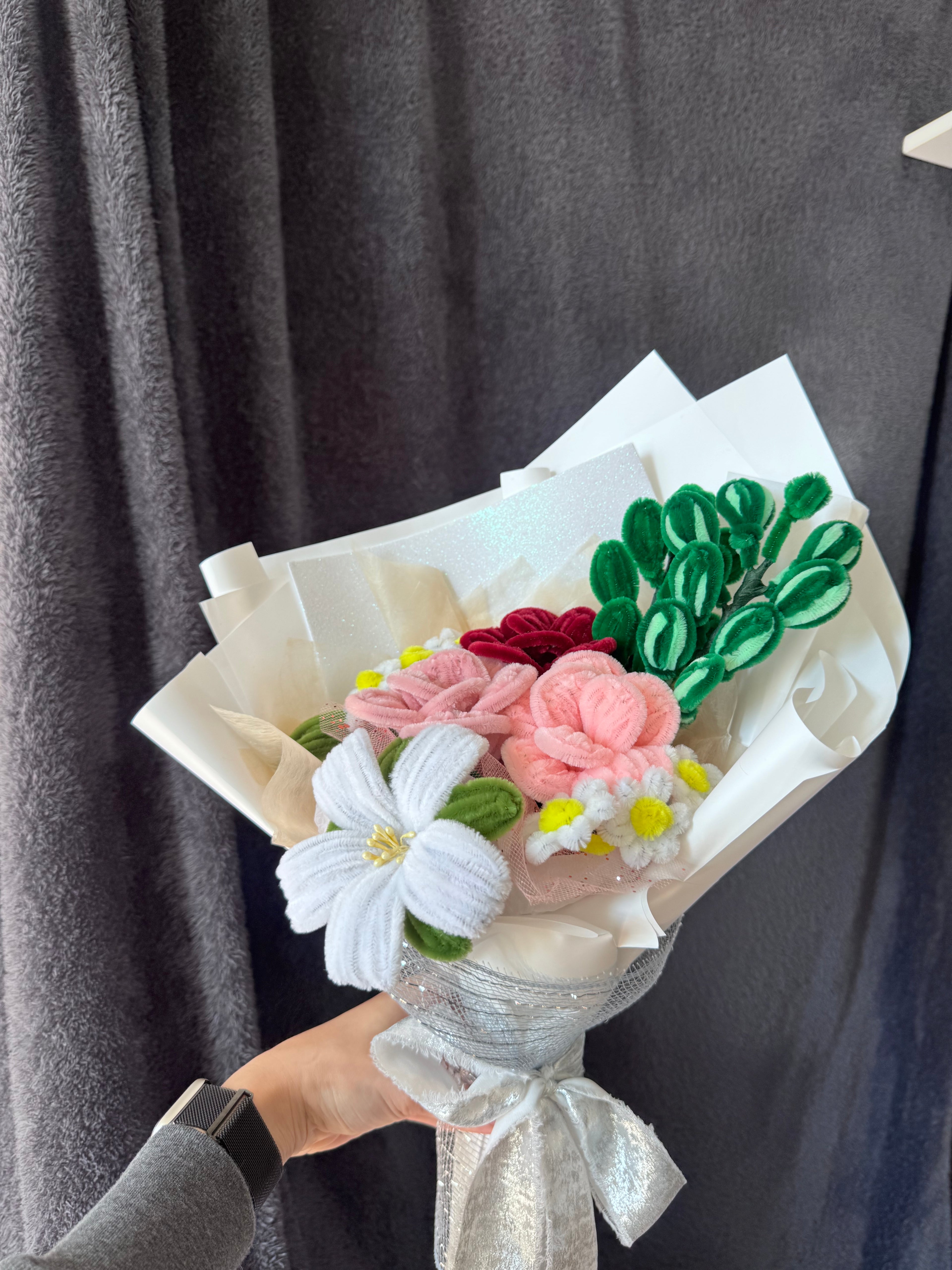 Colourful Mixed Flower Handmade Bouquet