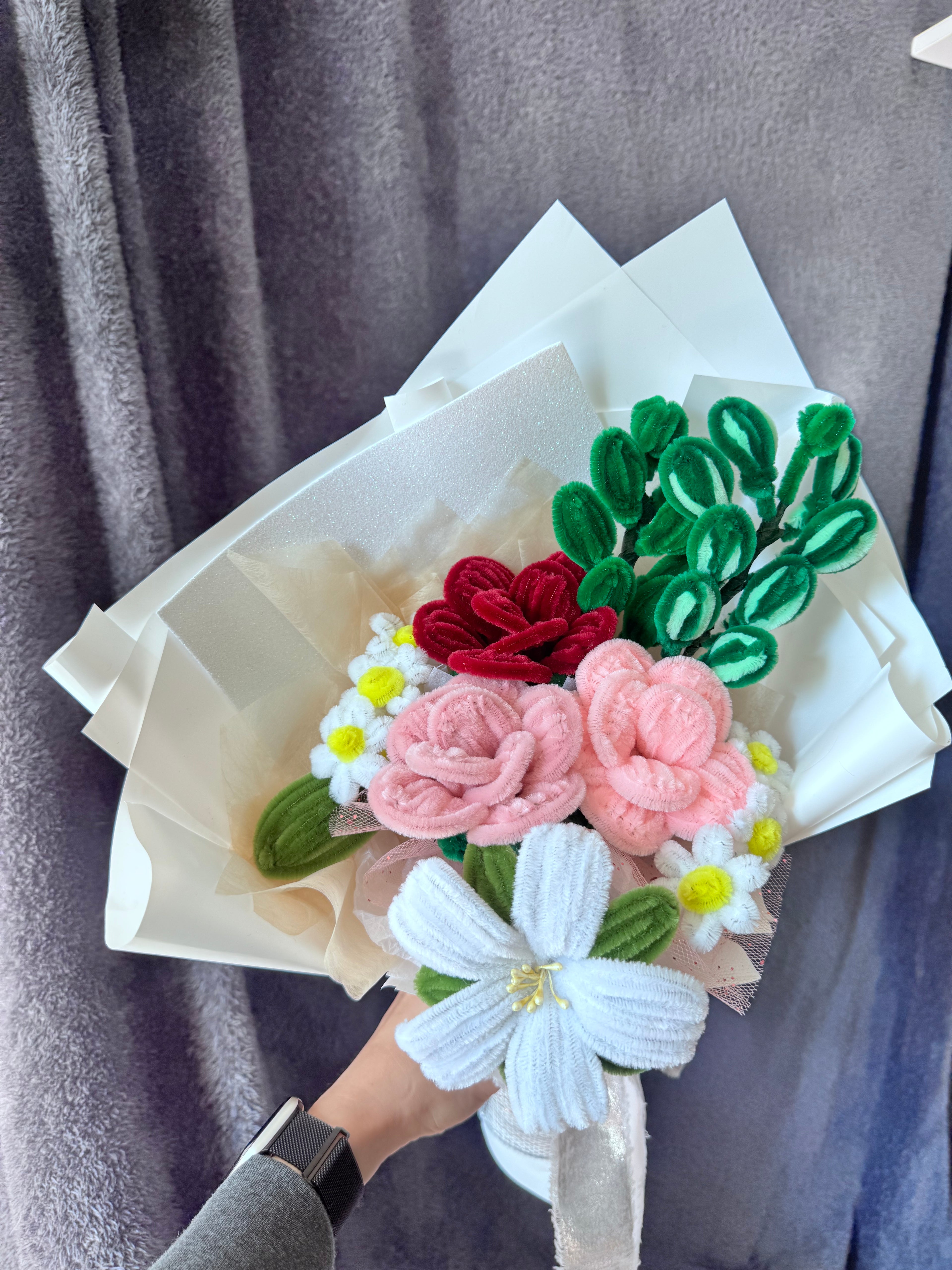 Colourful Mixed Flower Handmade Bouquet