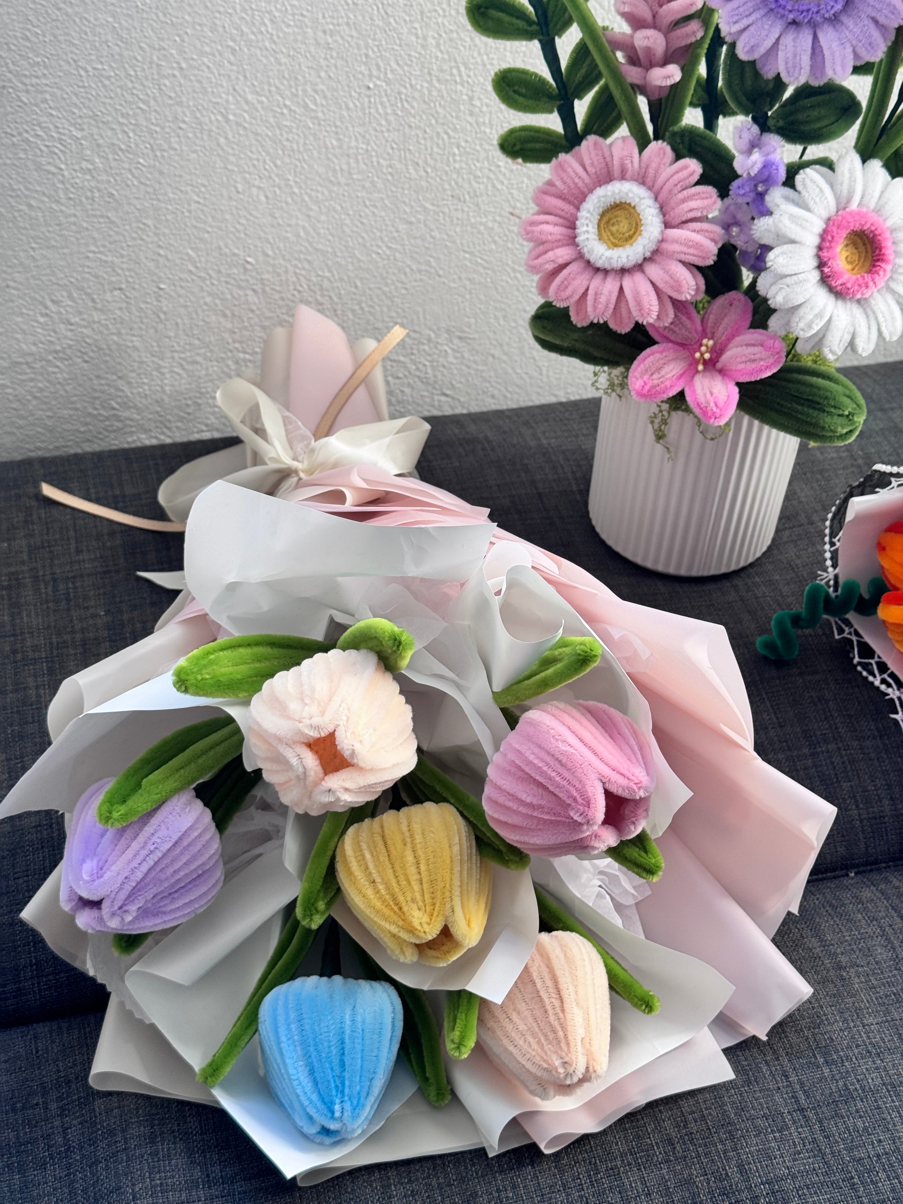 Pastel Tulip Bouquet