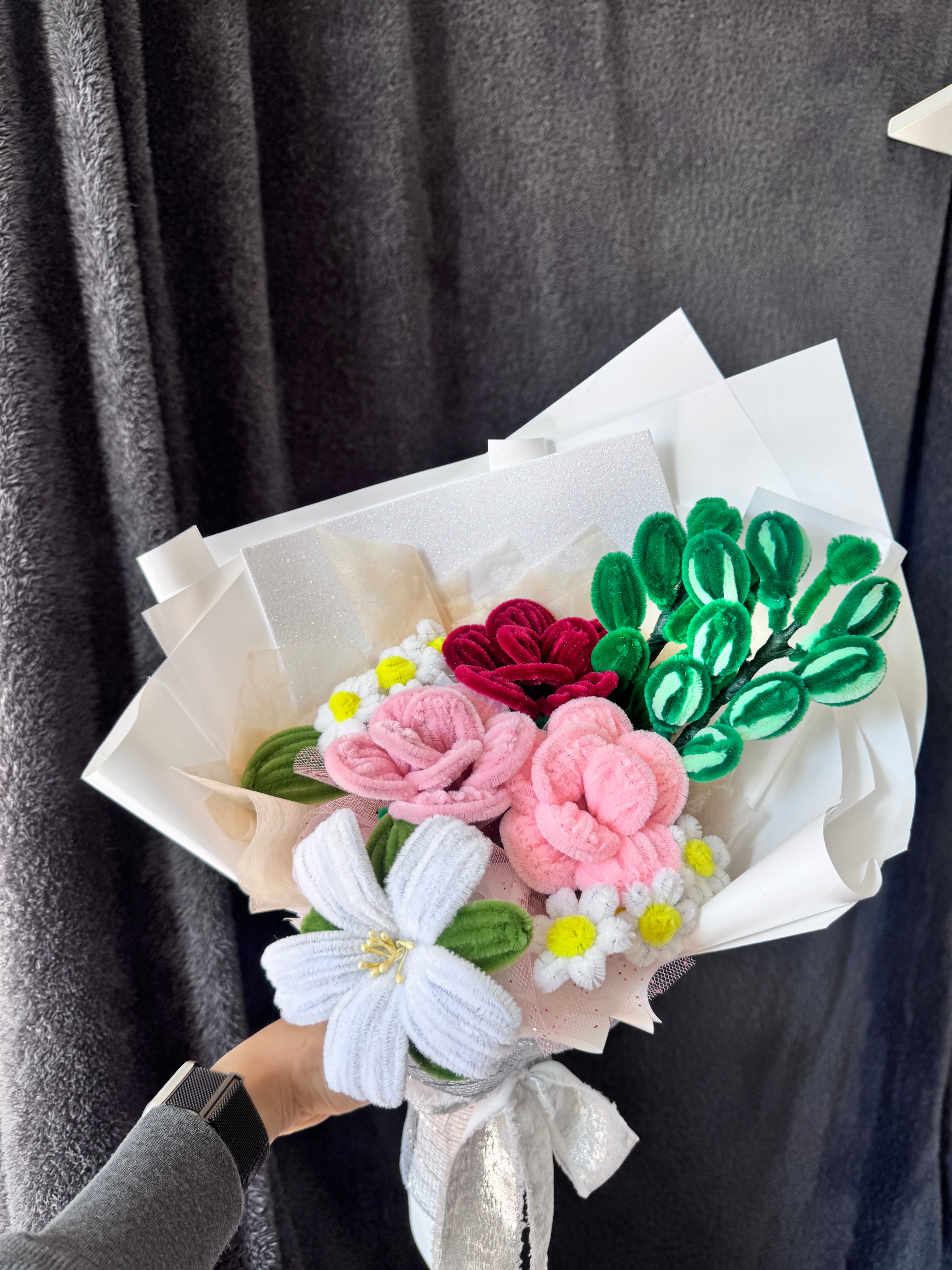 Colourful Mixed Flower Handmade Bouquet