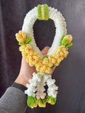Handmade Yellow Floral Wreath / Garland