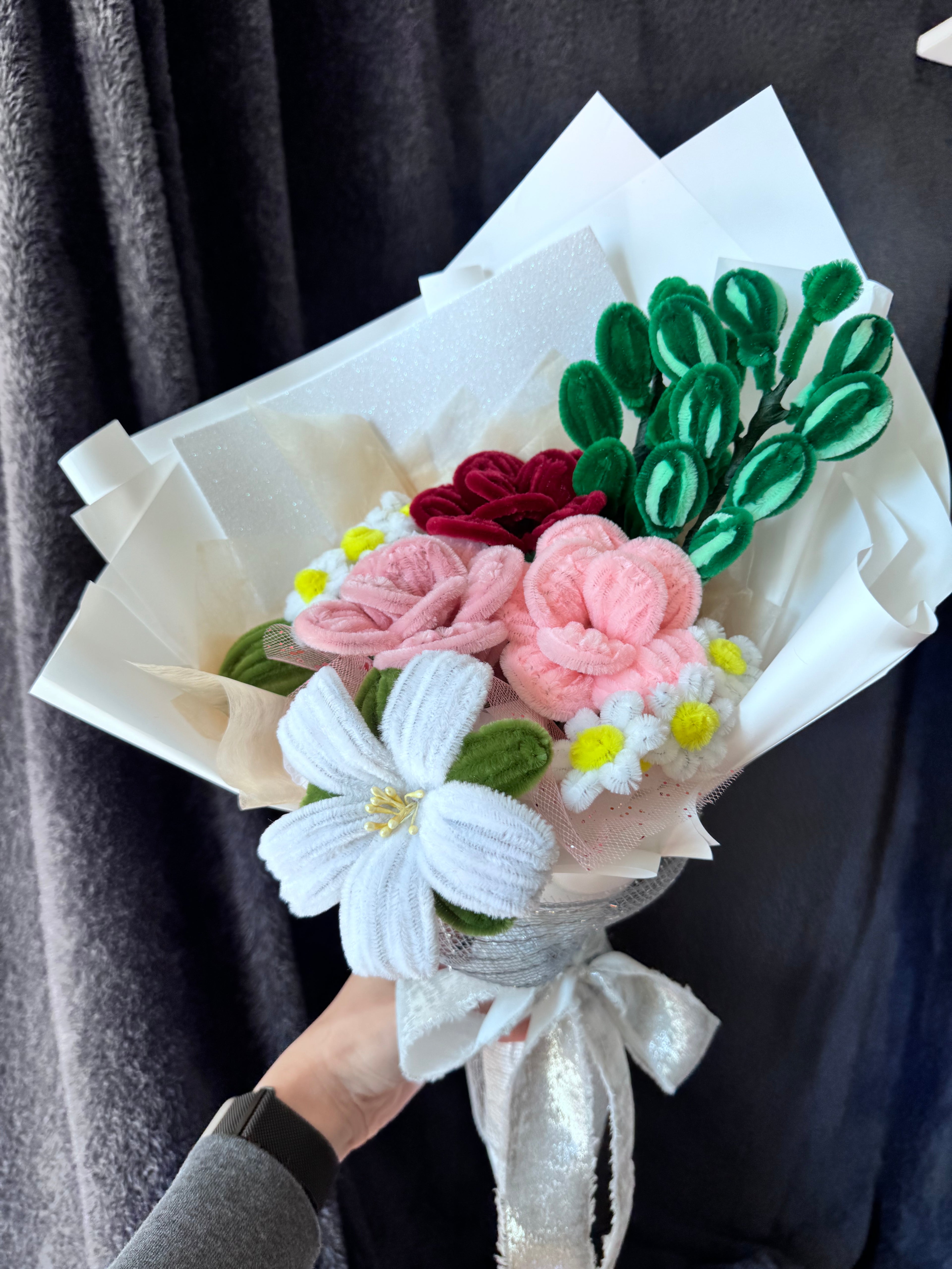 Colourful Mixed Flower Handmade Bouquet
