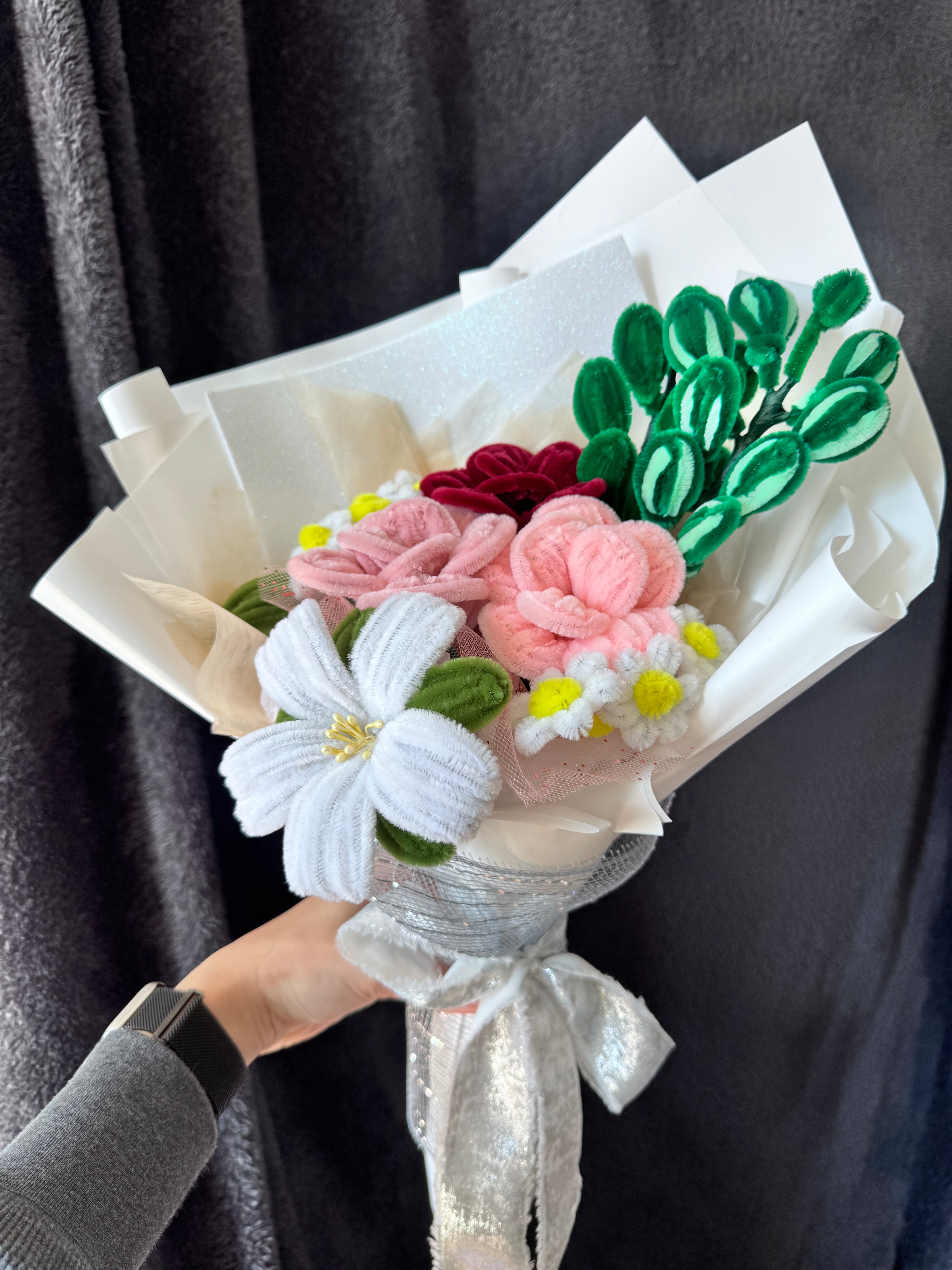 Colourful Mixed Flower Handmade Bouquet